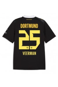 Borussia Dortmund Joey Veerman #25 Fotballdrakt Borte Klær 2026-27 Korte ermer